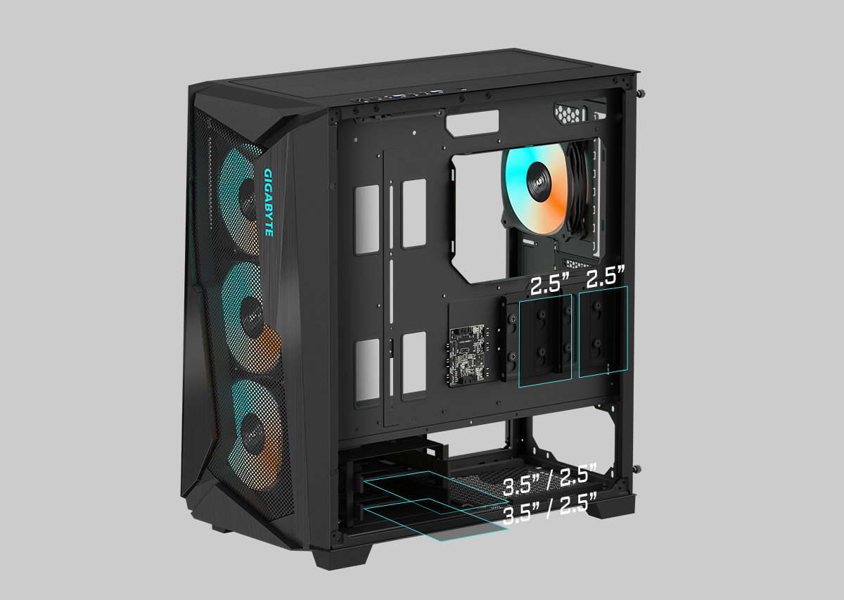 GIGABYTE C301 GLASS Gaming Case